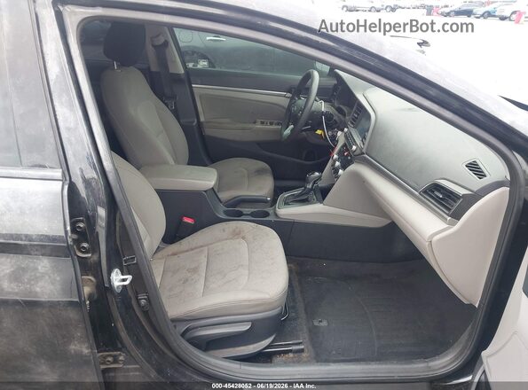 5NPD84LF5LH548665 2020 HYUNDAI ELANTRA Black Front interior view