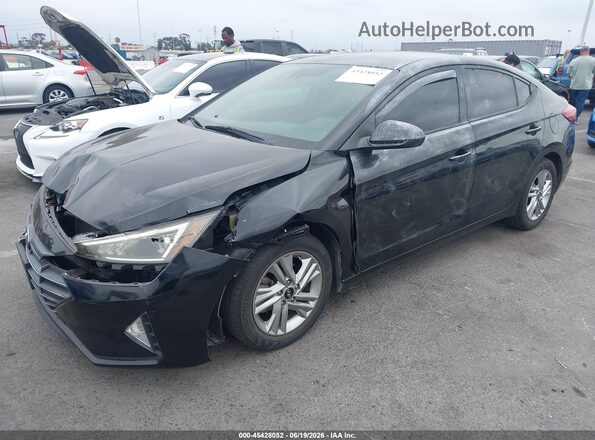 5NPD84LF5LH548665 2020 HYUNDAI ELANTRA Black Front left