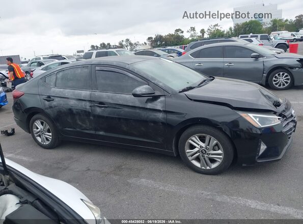 5NPD84LF5LH548665 2020 HYUNDAI ELANTRA Black Rear interior view