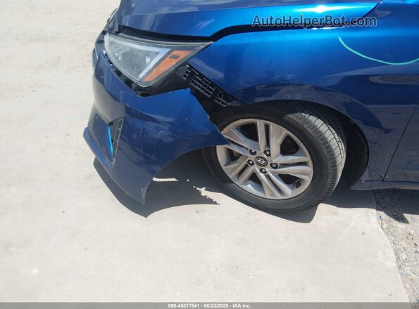 5NPD84LF5LH550299 2020 HYUNDAI ELANTRA Blue Դիմացի տեսք