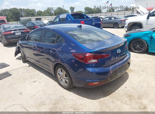 5NPD84LF5LH550299 2020 HYUNDAI ELANTRA Blue Հետևի ձախ