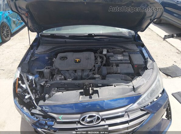 5NPD84LF5LH550299 2020 HYUNDAI ELANTRA Blue Հետևի տեսք