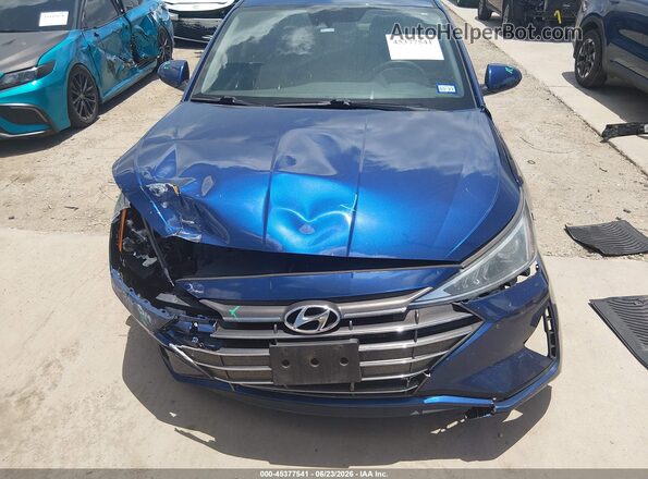 5NPD84LF5LH550299 2020 HYUNDAI ELANTRA Blue Սալոնի հետևի տեսք