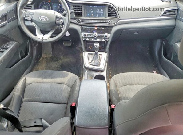 5NPD84LF5LH554241 2020 HYUNDAI ELANTRA White Առջևի վահանակի տեսք