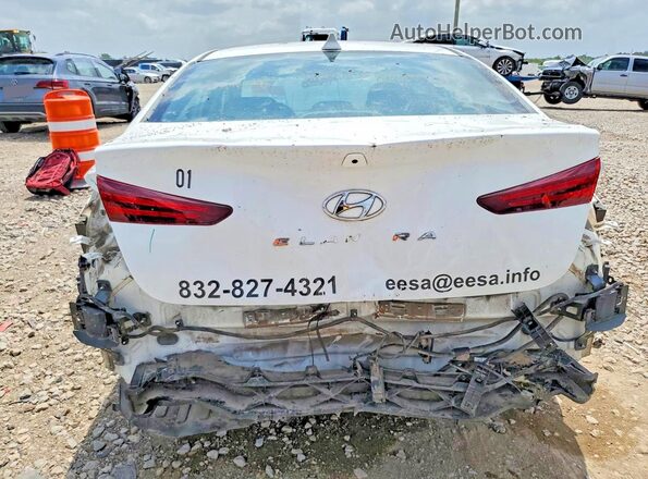 5NPD84LF5LH554241 2020 HYUNDAI ELANTRA White Հետևի տեսք