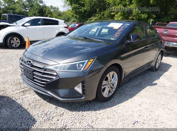 5NPD84LF5LH566776 2020 HYUNDAI ELANTRA Black წინა მარცხენა ხედი სამი მეოთხედიდან