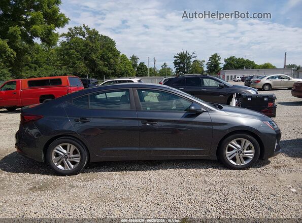 5NPD84LF5LH566776 2020 HYUNDAI ELANTRA Black უკანა სალონის ხედი