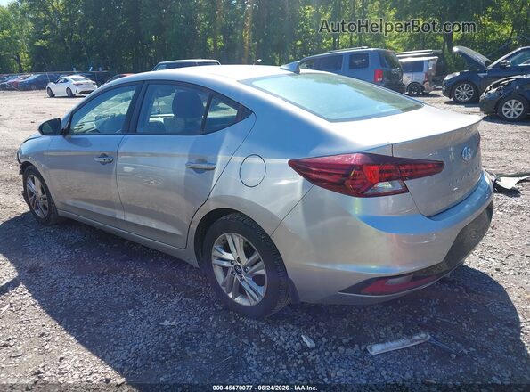 5NPD84LF5LH600053 2020 HYUNDAI ELANTRA Silver Rear left