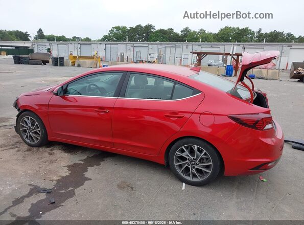 5NPD84LF5LH621890 2020 HYUNDAI ELANTRA LIMITED W/IN Red Trasero izquierdo