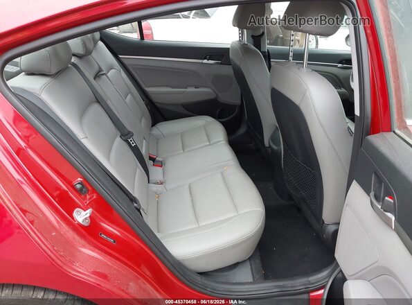 5NPD84LF5LH621890 2020 HYUNDAI ELANTRA LIMITED W/IN Red Vista de la etiqueta del VIN