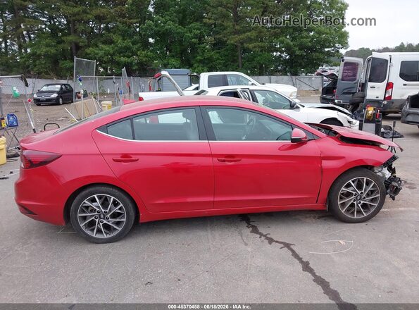 5NPD84LF5LH621890 2020 HYUNDAI ELANTRA LIMITED W/IN Red Vista interior trasera