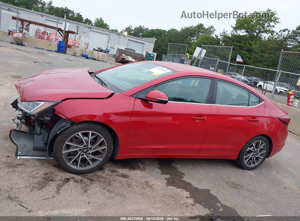 5NPD84LF5LH621890 2020 HYUNDAI ELANTRA LIMITED W/IN Red Vista interior de 360 grados