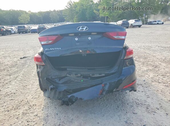 5NPD84LF6HH000617 2017 HYUNDAI ELANTRA Black Widok z tyłu