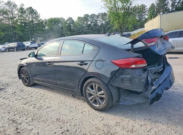 5NPD84LF6HH000617 2017 HYUNDAI ELANTRA Black Tył lewy