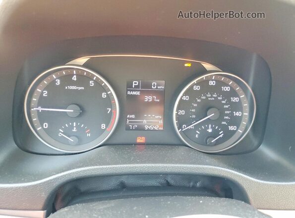 5NPD84LF6HH000617 2017 HYUNDAI ELANTRA Black Widok zestawu wskaźników