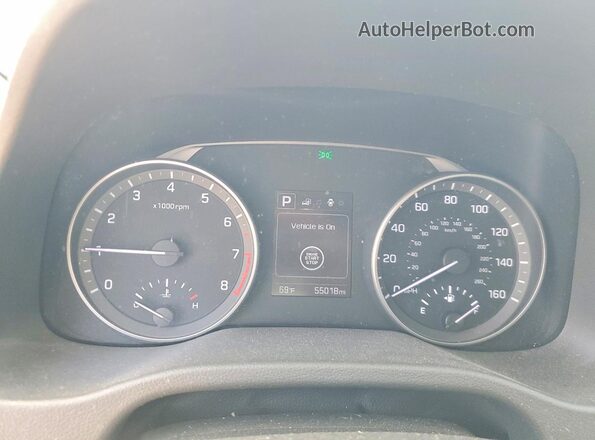 5NPD84LF6HH018311 2017 HYUNDAI ELANTRA Silver Vista del cuadro de instrumentos