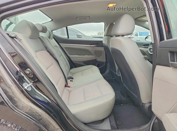 5NPD84LF6HH051518 2017 HYUNDAI ELANTRA Black Rear seats view