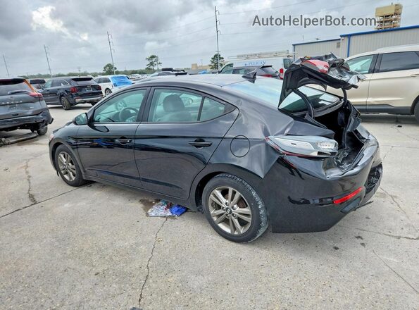 5NPD84LF6HH051518 2017 HYUNDAI ELANTRA Black Rear left