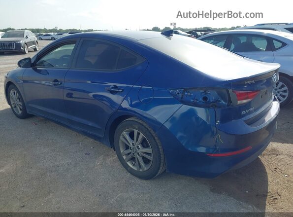 5NPD84LF6HH066133 2017 HYUNDAI ELANTRA Blue Trasero izquierdo