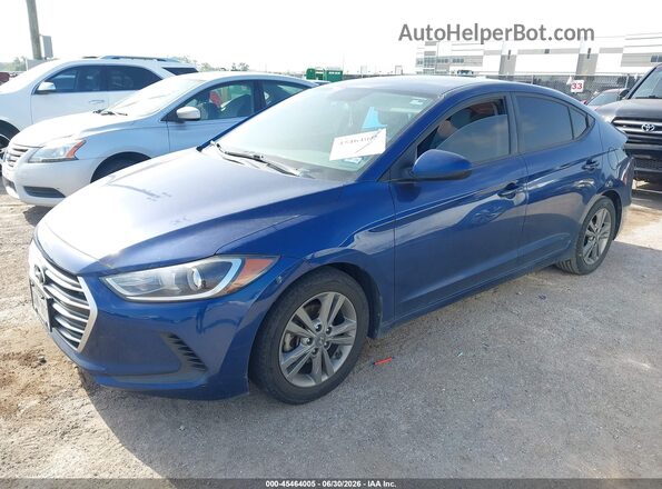 5NPD84LF6HH066133 2017 HYUNDAI ELANTRA Blue Vista tres cuartos delantera izquierda