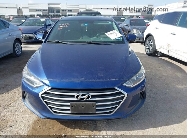 5NPD84LF6HH066133 2017 HYUNDAI ELANTRA Blue Vista del cuadro de instrumentos