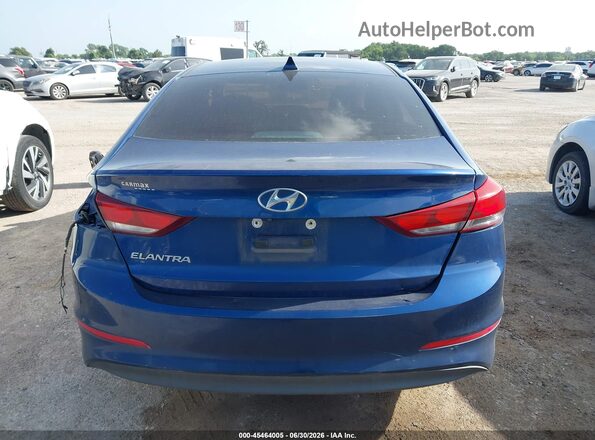 5NPD84LF6HH066133 2017 HYUNDAI ELANTRA Blue 