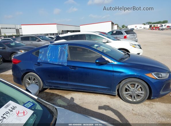 5NPD84LF6HH066133 2017 HYUNDAI ELANTRA Blue Vista interior trasera