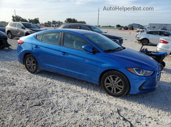 5NPD84LF6HH079335 2017 HYUNDAI ELANTRA Blue Front right