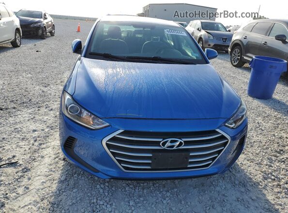5NPD84LF6HH079335 2017 HYUNDAI ELANTRA Blue Front view