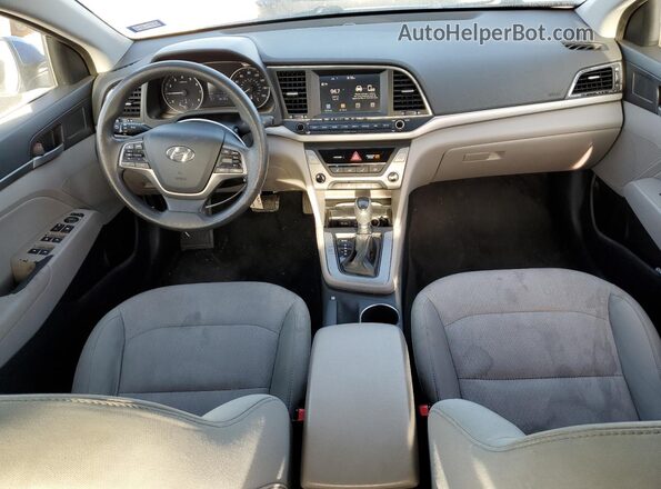 5NPD84LF6HH079335 2017 HYUNDAI ELANTRA Blue Dashboard view