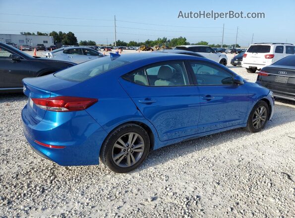 5NPD84LF6HH079335 2017 HYUNDAI ELANTRA Blue Rear right