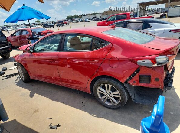 5NPD84LF6HH093641 2017 HYUNDAI ELANTRA Red Задня ліва чверть