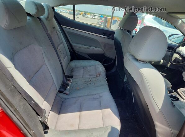 5NPD84LF6HH093641 2017 HYUNDAI ELANTRA Red Вид задніх сидінь