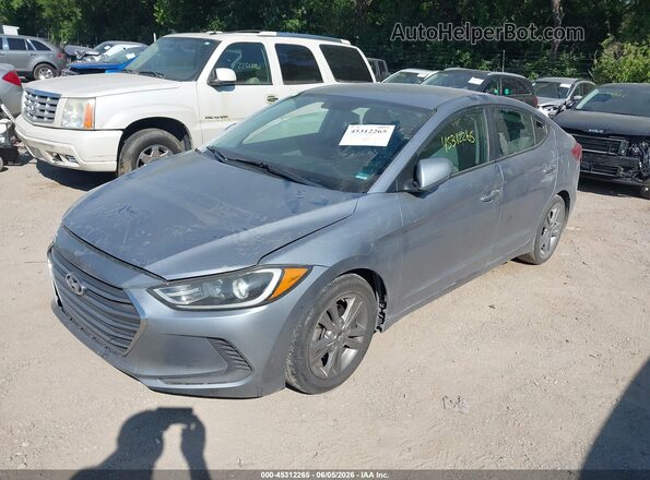 5NPD84LF6HH095843 2017 HYUNDAI ELANTRA Silver Vista tres cuartos delantera izquierda