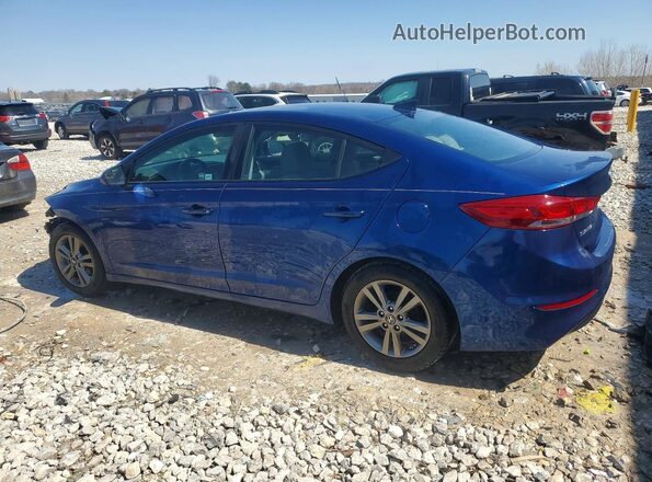 5NPD84LF6HH115542 2017 HYUNDAI ELANTRA Blue Rear left