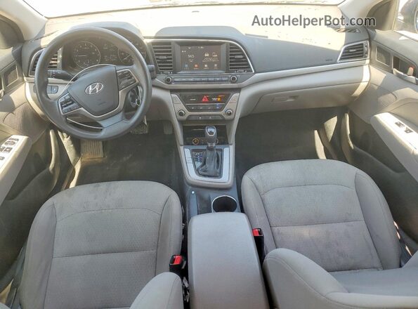 5NPD84LF6HH115542 2017 HYUNDAI ELANTRA Blue Dashboard view