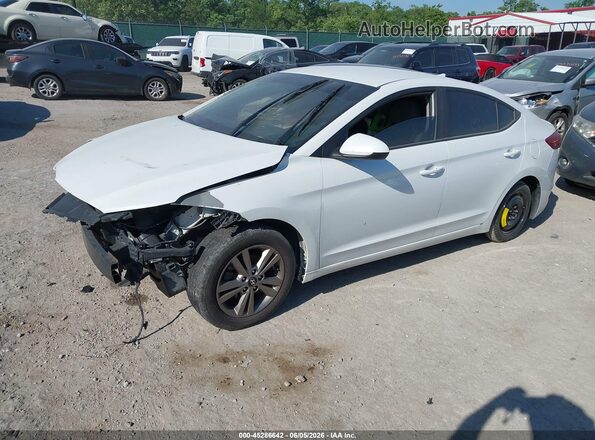 5NPD84LF6HH116481 2017 HYUNDAI ELANTRA White Առջևի ձախ երեք քառորդ տեսարան