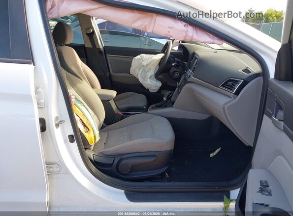 5NPD84LF6HH116481 2017 HYUNDAI ELANTRA White Սալոնի դիմացի տեսք