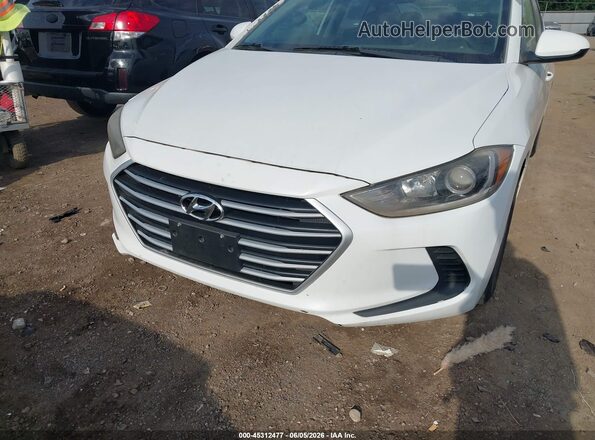5NPD84LF6HH123849 2017 HYUNDAI ELANTRA White 