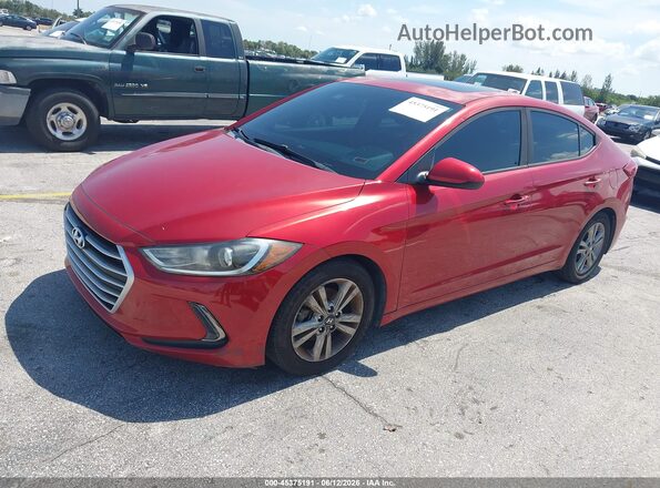 5NPD84LF6HH124273 2017 HYUNDAI ELANTRA Red 