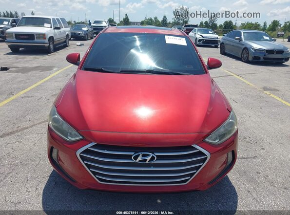 5NPD84LF6HH124273 2017 HYUNDAI ELANTRA Red 