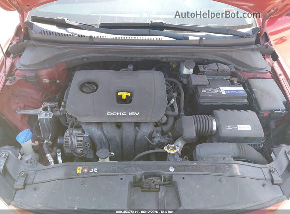 5NPD84LF6HH124273 2017 HYUNDAI ELANTRA Red 