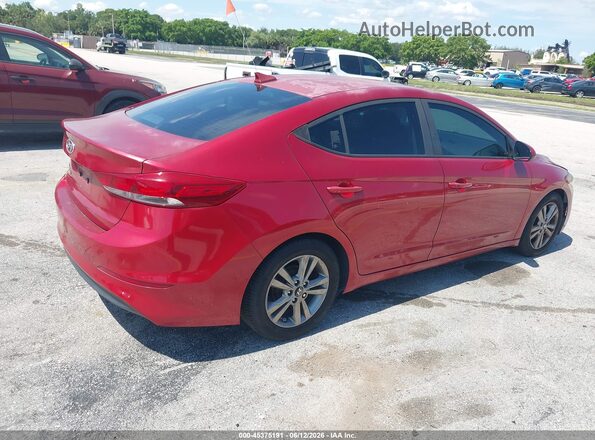 5NPD84LF6HH124273 2017 HYUNDAI ELANTRA Red 