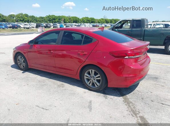 5NPD84LF6HH124273 2017 HYUNDAI ELANTRA Red 