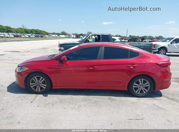 5NPD84LF6HH124273 2017 HYUNDAI ELANTRA Red 