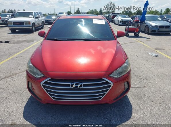 5NPD84LF6HH124273 2017 HYUNDAI ELANTRA Red 