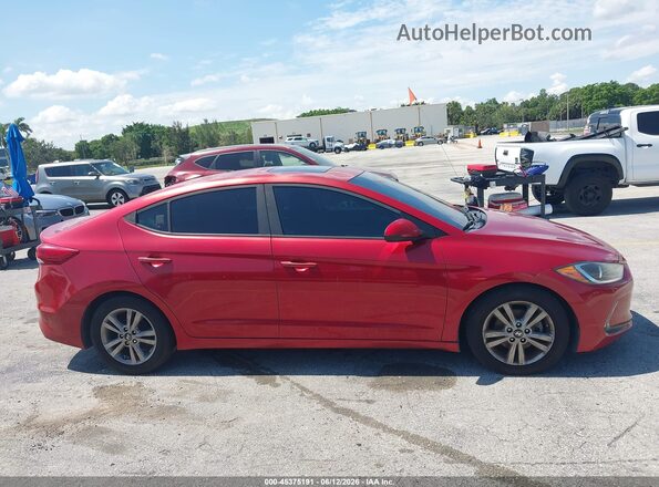 5NPD84LF6HH124273 2017 HYUNDAI ELANTRA Red 