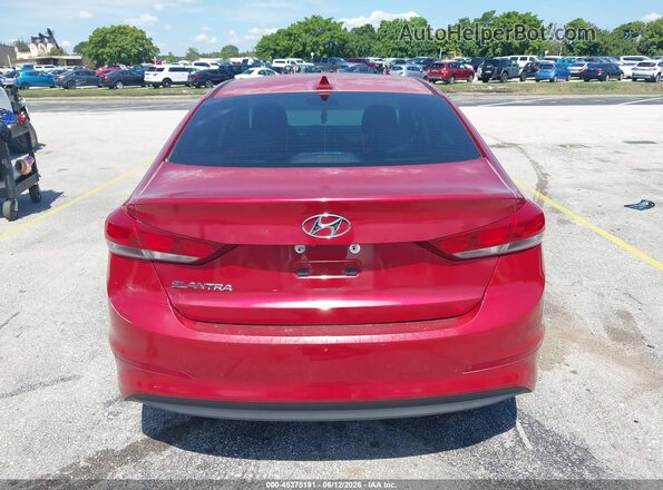 5NPD84LF6HH124273 2017 HYUNDAI ELANTRA Red 