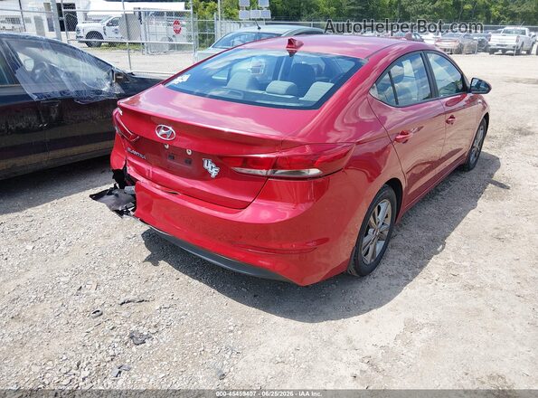 5NPD84LF6HH128856 2017 HYUNDAI ELANTRA Red უკანა მარჯვენა