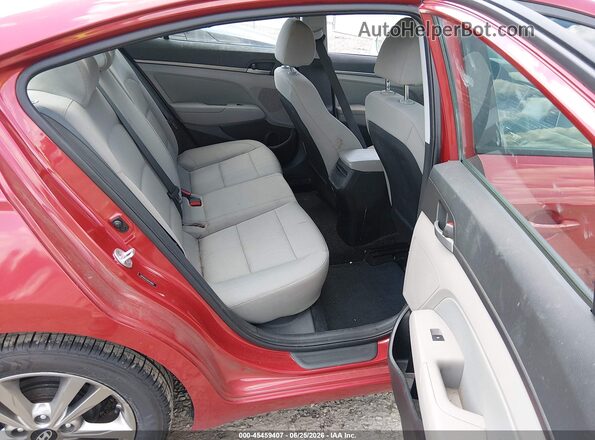 5NPD84LF6HH128856 2017 HYUNDAI ELANTRA Red VIN კოდის სტიკერის ხედი